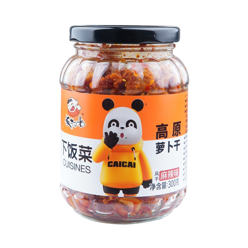 饭扫光下饭菜高原萝卜干 风干麻辣味 300g