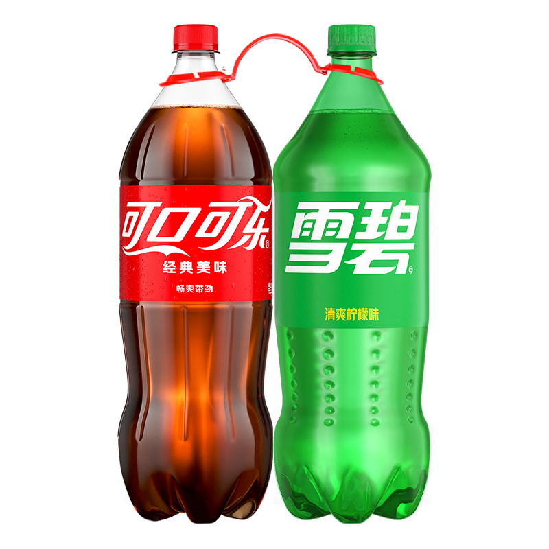 可口可乐+雪碧 2L+2L 新老包装随机