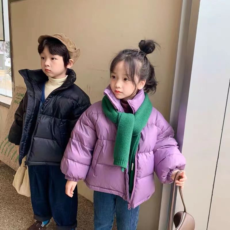 儿童中小童韩版加厚羽绒服2023秋冬新款男女童宝宝夹克外套潮洋气