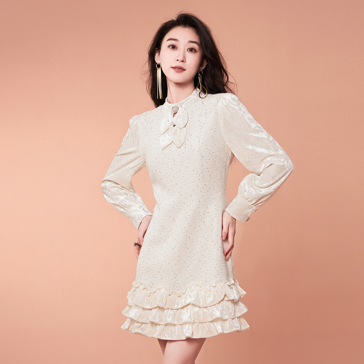 【高高甄选】EVA OUXIU/伊华欧秀连衣裙45KAQ5555