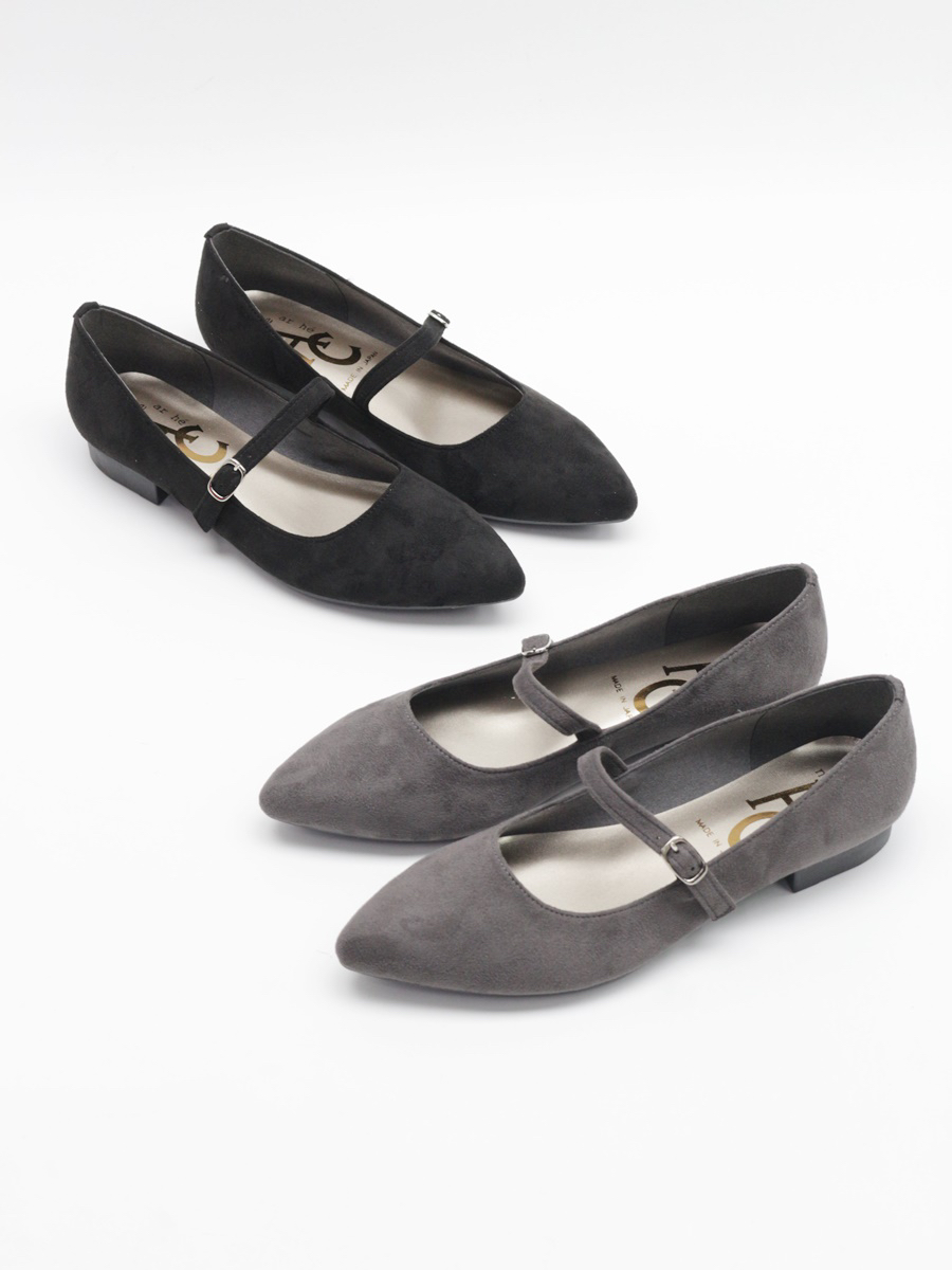 日本吗尖头平底鞋玛丽珍舒适(6010)