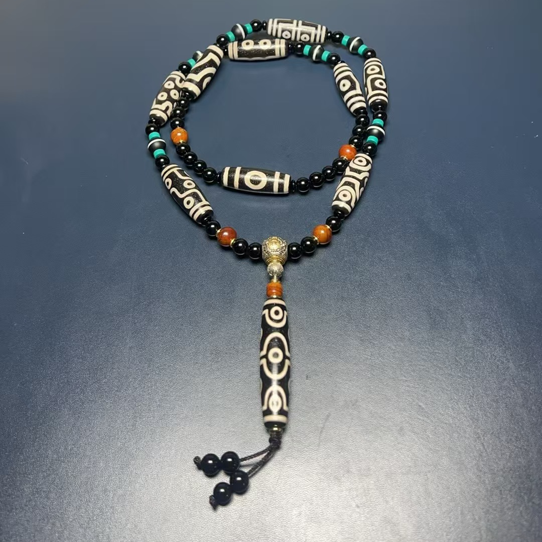 非金属珐琅项链 藏式高端大气1-10y大项链