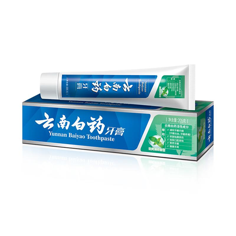 云南白药劲爽薄荷牙膏205g/支