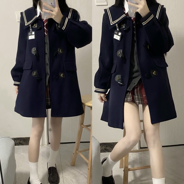 川岛琦原创毛呢大衣加棉定制高端毛呢面料