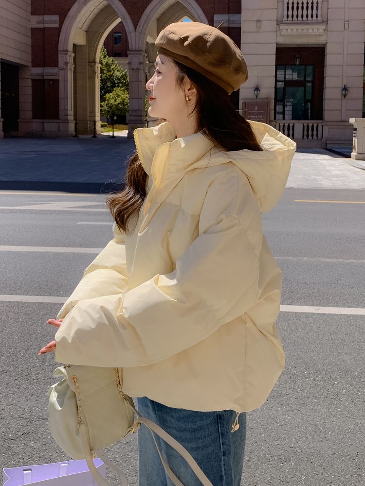 百搭羽绒服女短款韩版宽松面包服冬季羽绒服外套小羽绒