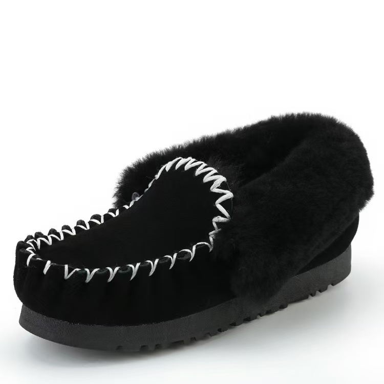 【工厂清仓，特惠】小黑鞋豆豆鞋包子鞋麻将鞋冬季时尚女士保暖