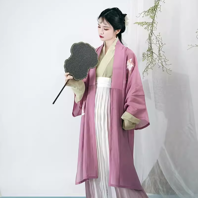 【上遥居小店】水草和游鱼 宋春夏款汉服印花百迭