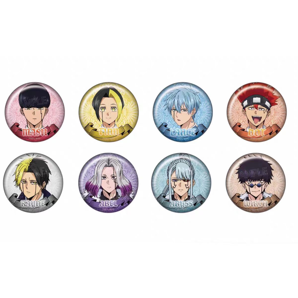 【物理魔法使马修名字闪吧唧】全8种 潮玩盲盒(拆盒代拆)