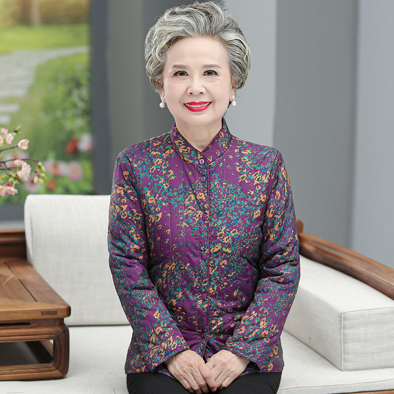 羽绒服中老年人内胆冬季棉袄大码保暖轻便棉衣羽绒棉奶奶妈