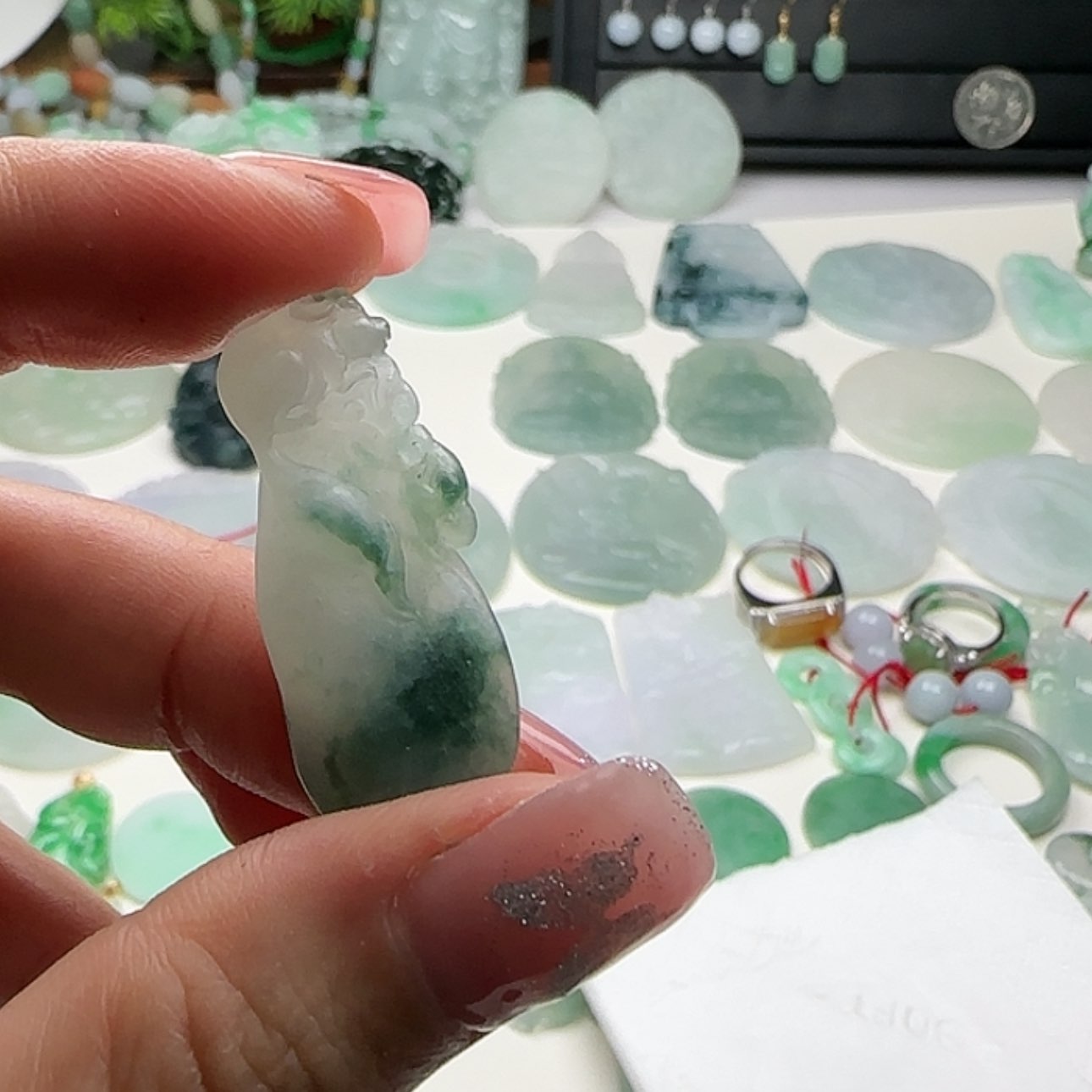 【闪购商品】翡翠如意翡翠.事事如意未镶嵌