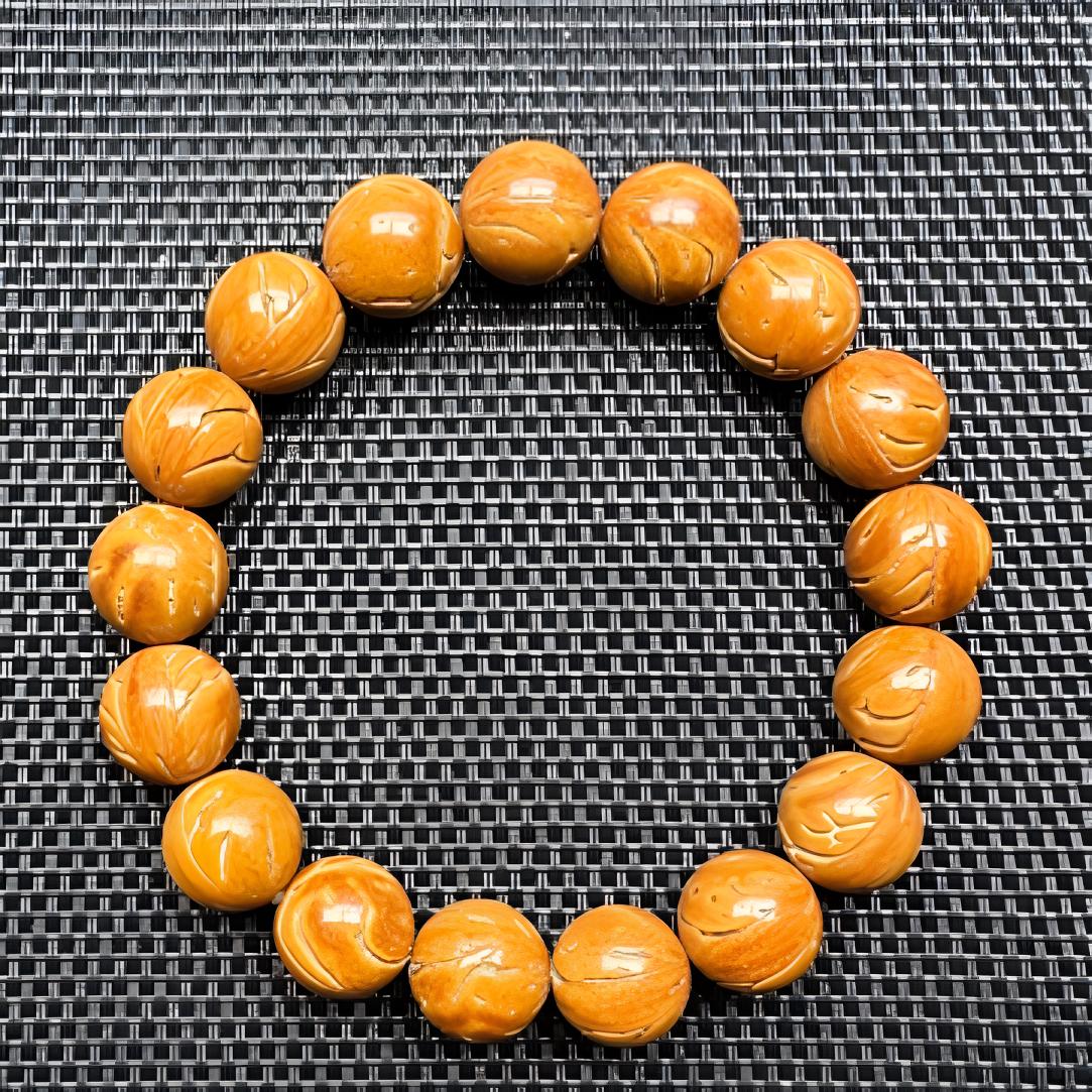 野生龙纹桃核14尺寸17颗