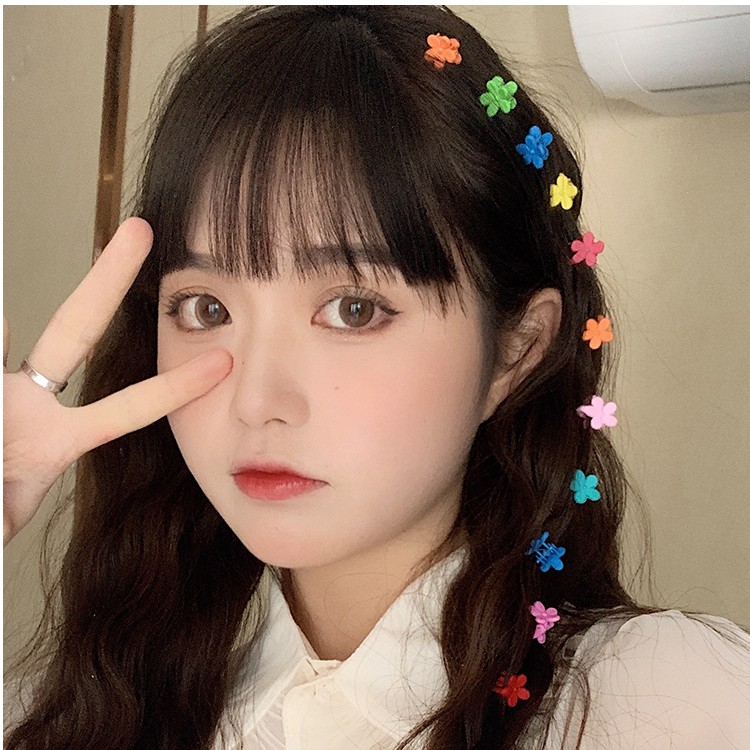 儿童小发夹抓夹女碎发刘海夹子头饰女童发饰前额可爱侧小花发卡