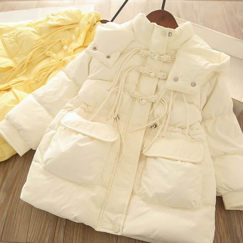 女童棉服冬装外套2023新款洋气儿童冬季棉衣女大童秋冬款加厚棉袄