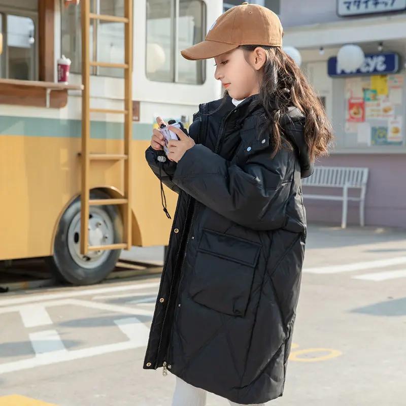 [荣荣推荐】新款女童冬装棉衣外套20233新款羽绒服韩版休闲中大童