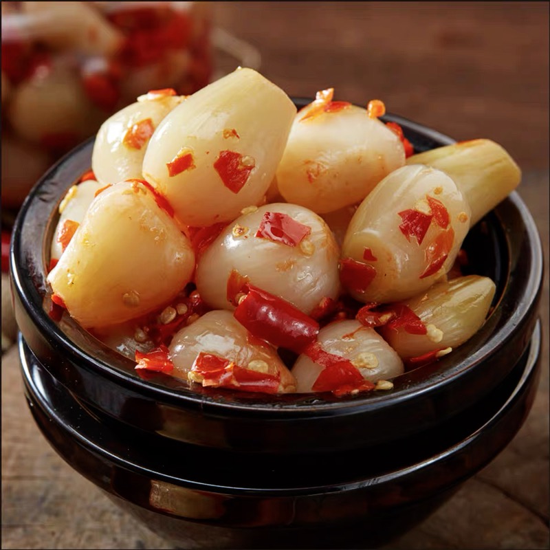 纯手工特产剁椒藠头酱腌菜酸辣藠头500g/1000g美味爽口