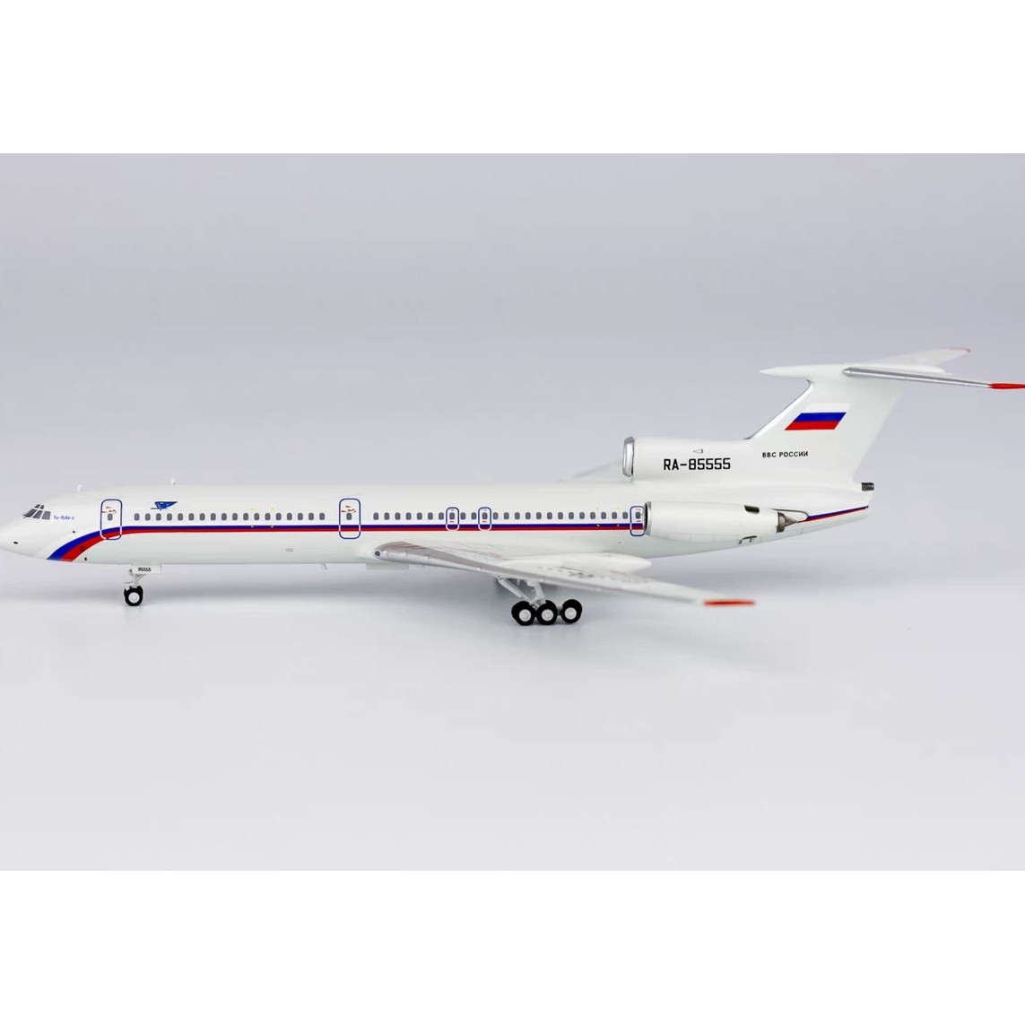 新品NG 54008 俄罗斯空军Tu-154B-2 RA-85555 1:400 合金模型_玩具乐器