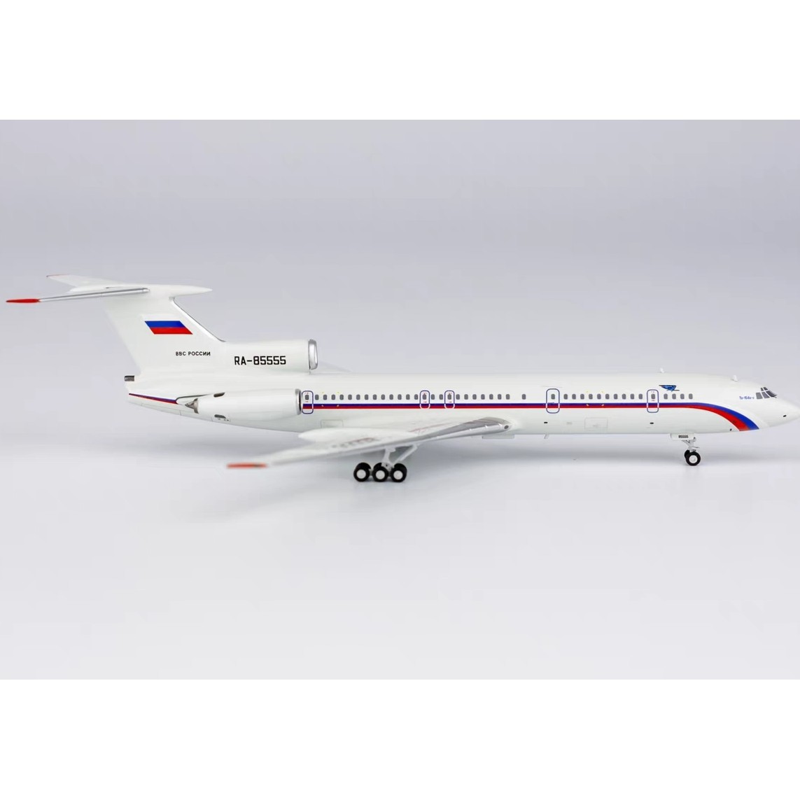 新品NG 54008 俄罗斯空军Tu-154B-2 RA-85555 1:400 合金模型_玩具乐器