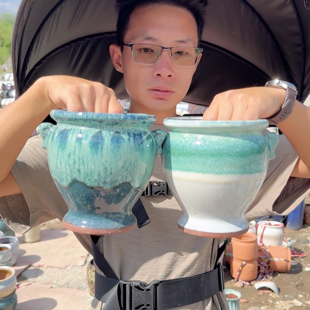 【闪购商品】紫砂花盆口14高15（两个两个瑕疵