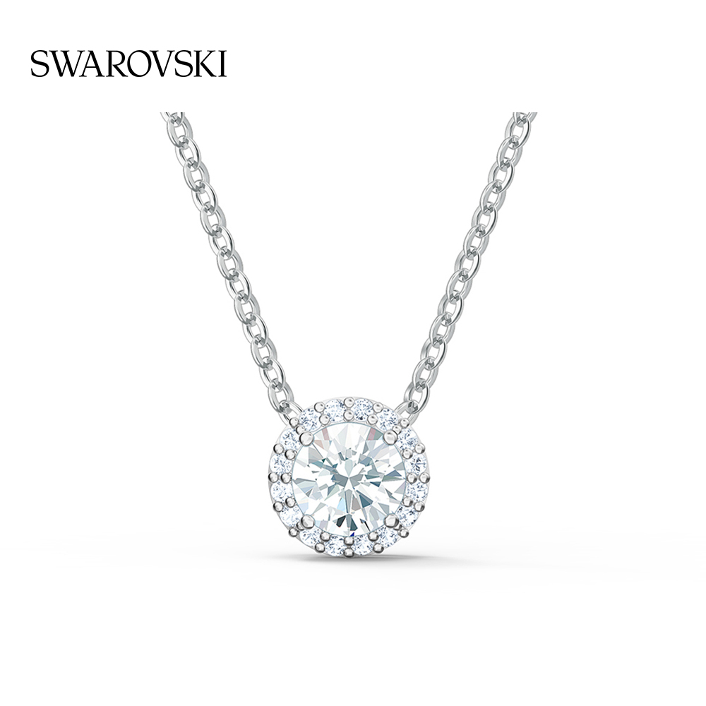 Swarovski/施华洛世奇 合金仿水晶项链 ANGELIC灵粹项链精致爆闪