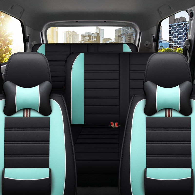 启腾M70全包围座套瑞风M3/M5菱智V3/M5四季皮革耐磨耐脏汽车椅套