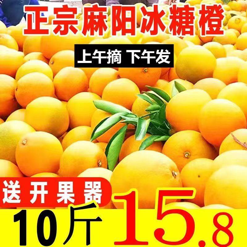 【时令】大果正宗湖南麻阳冰糖橙包邮新鲜水果橙子当季整箱柑手剥甜