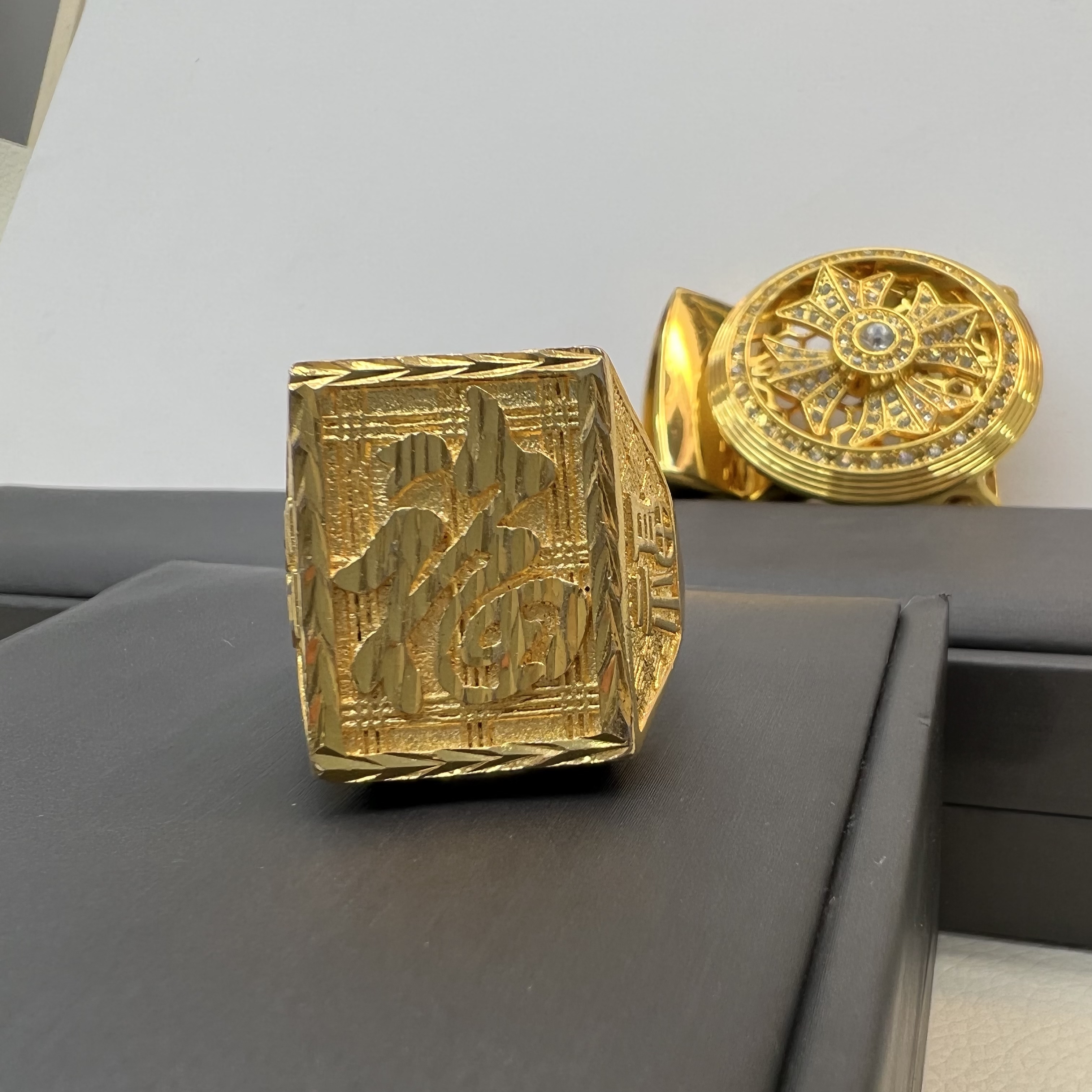 合金戒指 合金材质   精工大福 206克