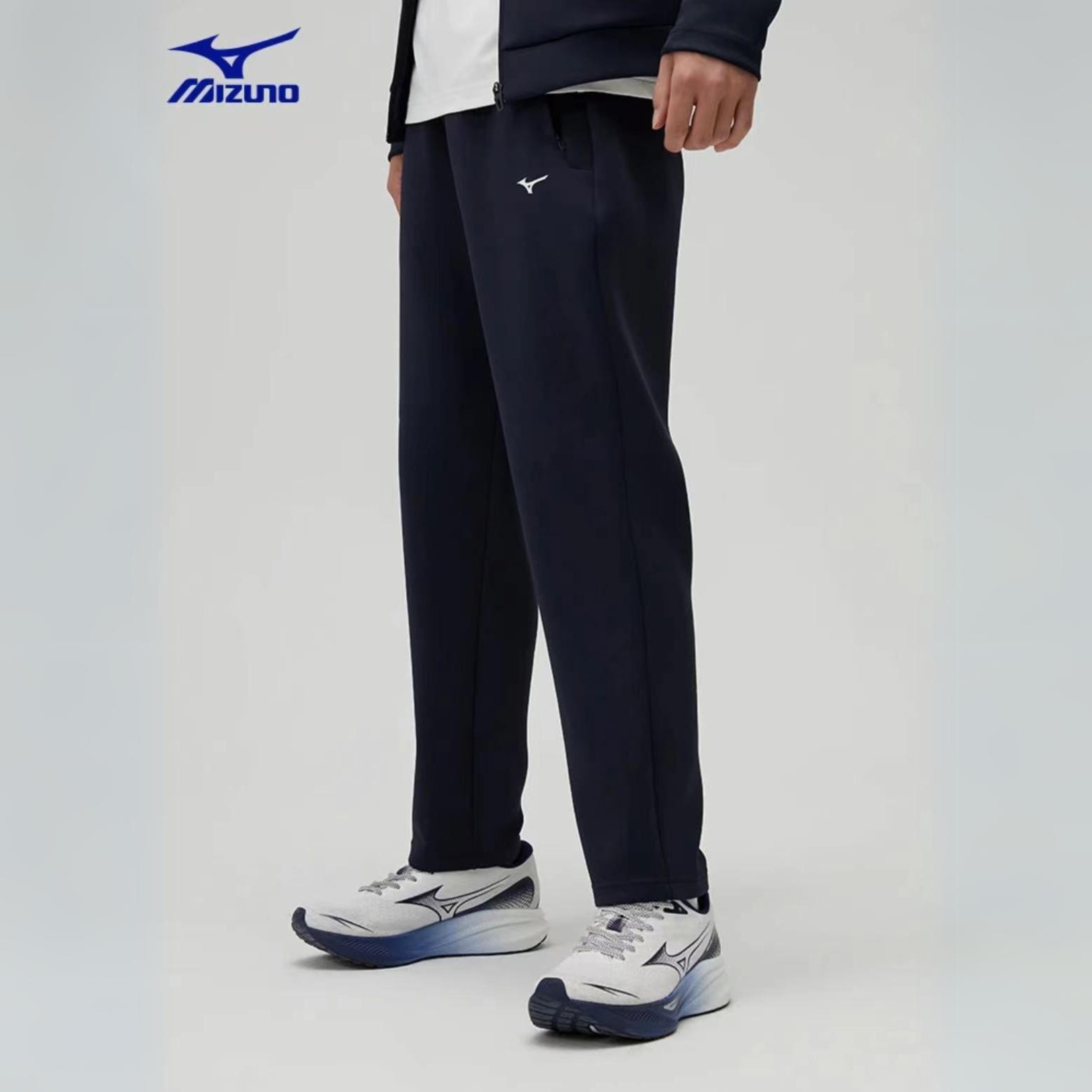 Mizuno美津浓春夏新款男子轻商务运动针织长裤K2CD41A1