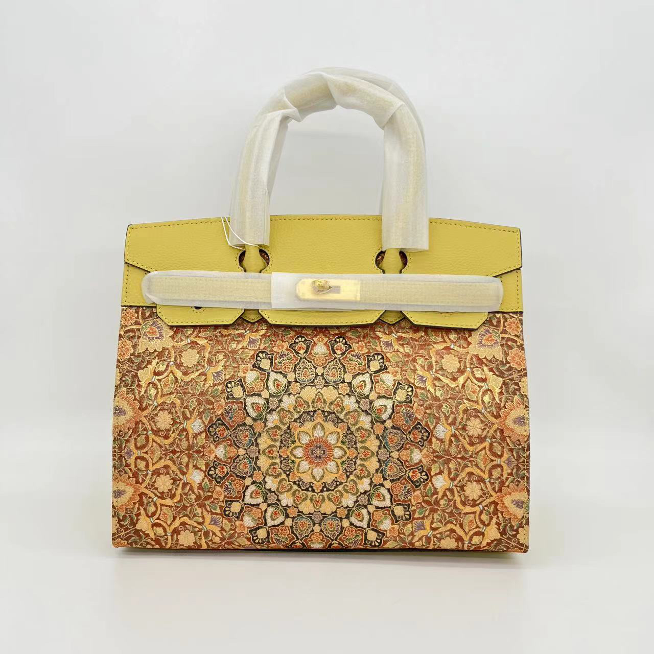 唐锦 国风 复古 手提 大铂金 手拎包