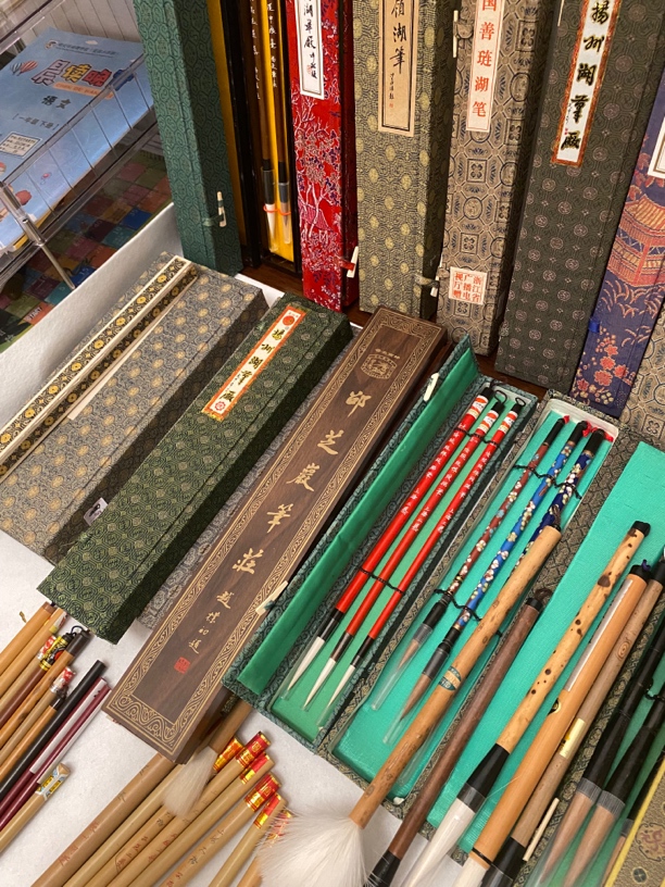 回流老毛笔 中国笔 日本笔 直播间拍