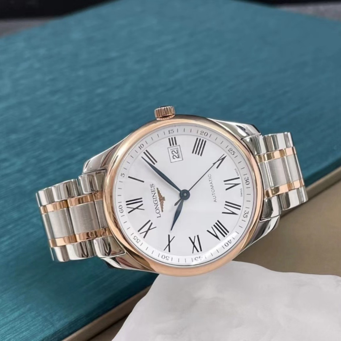99新 Longines/浪琴  L2.793.5.11.7/名匠793间金款名匠/40表径