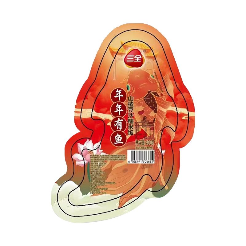 三全年年有鱼糯米饭山楂豆沙味400g