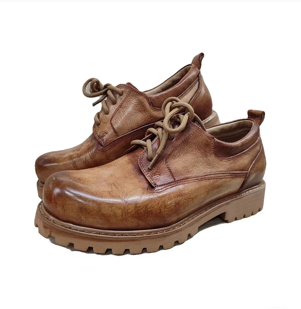 红运定制纯手工真皮男鞋