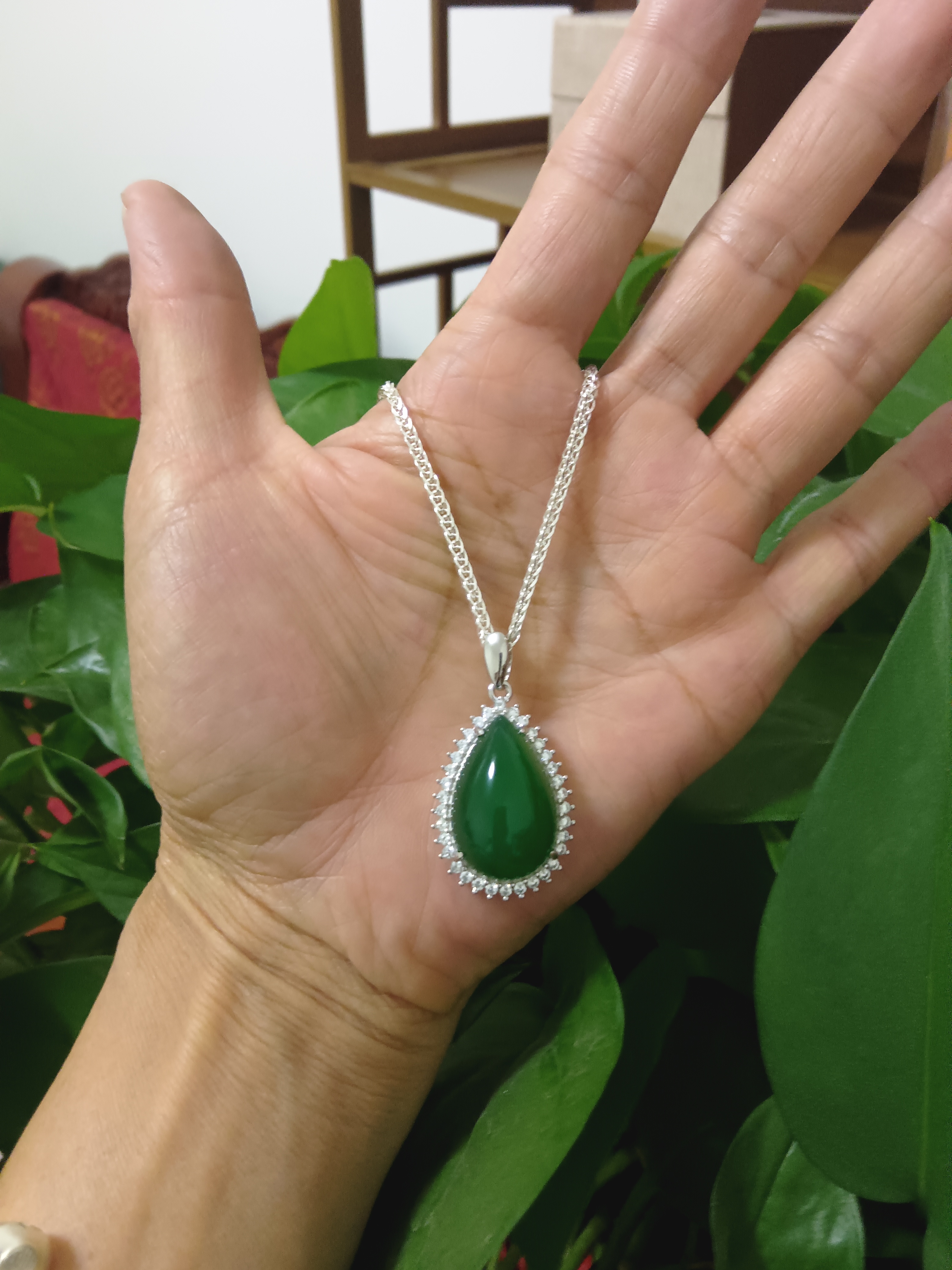 925银珐琅银制品 段银匠纯手制作银项链