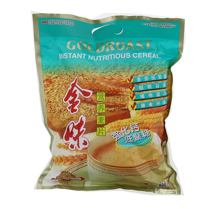 金味 营养麦片强化钙(低聚糖)  600g/袋