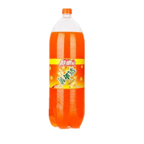 美年达橙味果味型汽水 2.5L