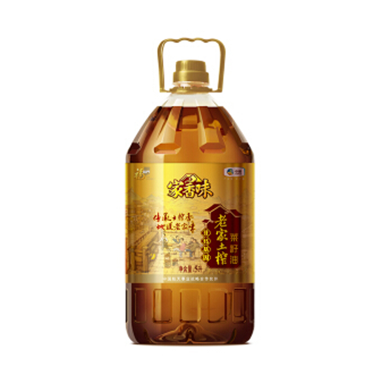 福临门家香味老家土榨菜籽油 5L