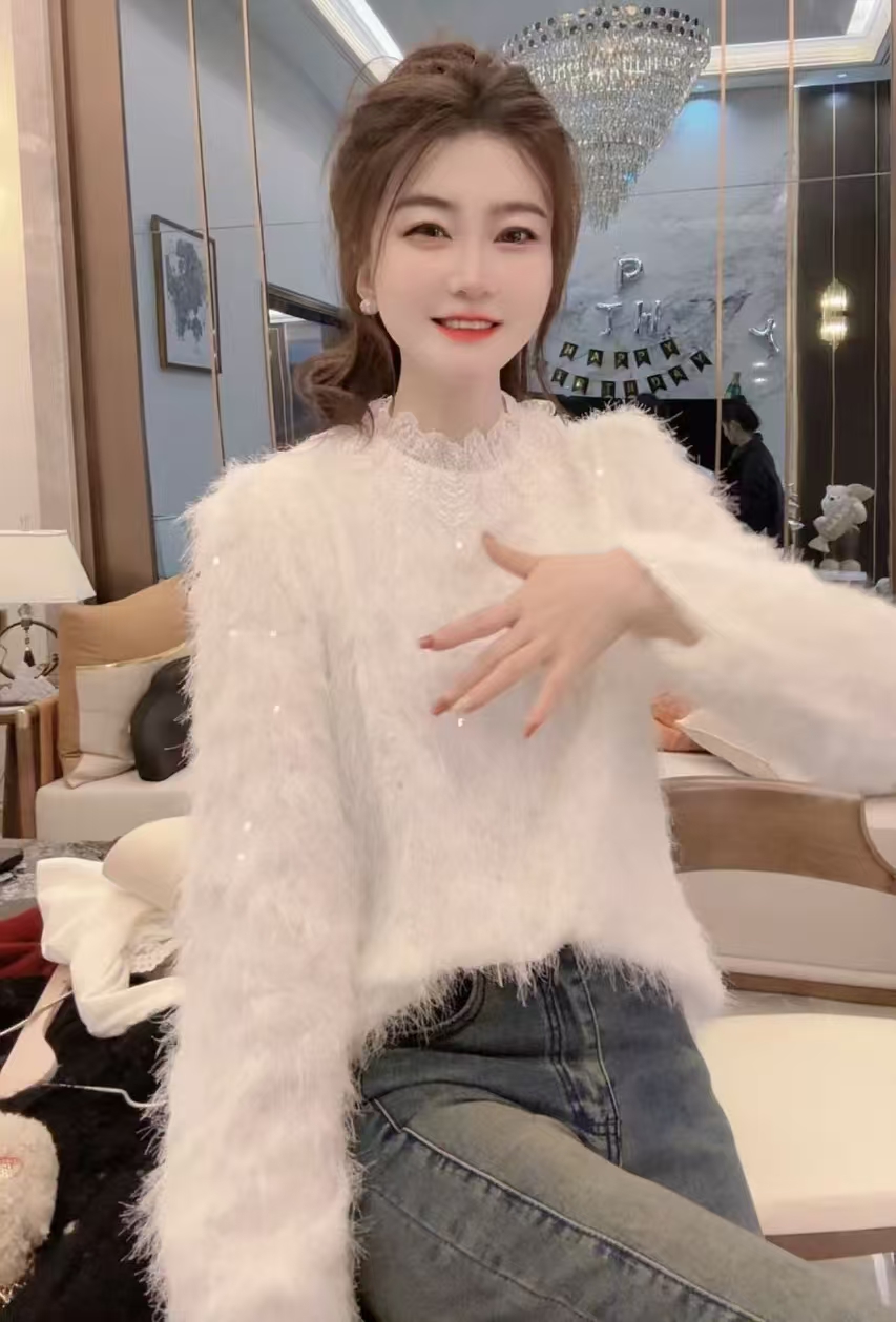 『亮片千金F』显瘦时尚百搭休闲舒适简约潮流衬衫8608