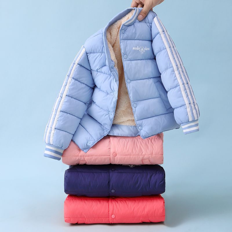 校服内胆神器儿童羽绒棉服加绒内胆小中大男童女童加厚冬季棉衣服