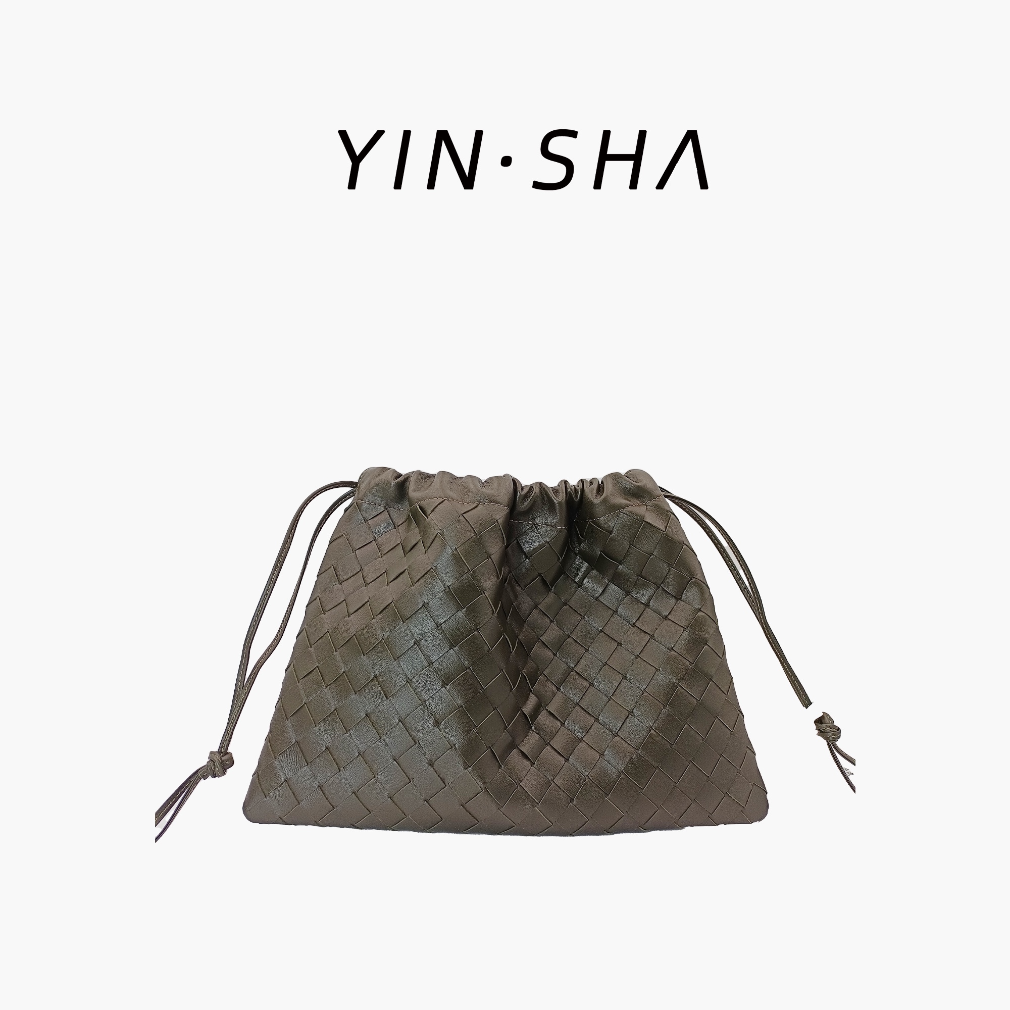 [YIN SHA]轻奢时尚女士斜跨单肩真皮百搭简约小众单肩包G081-G100