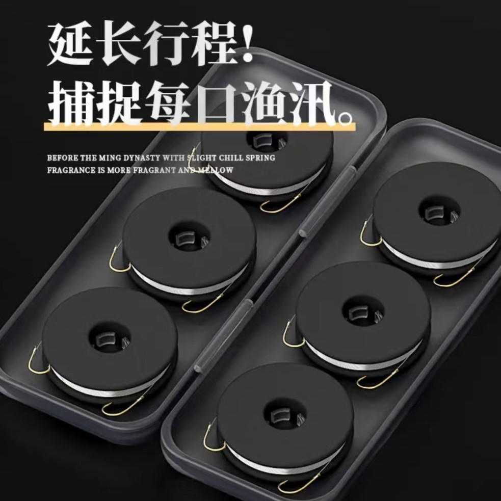 翘嘴草鳊青加长子线双钩私人定制绑好鱼钩套装超长手绑/无结子线
