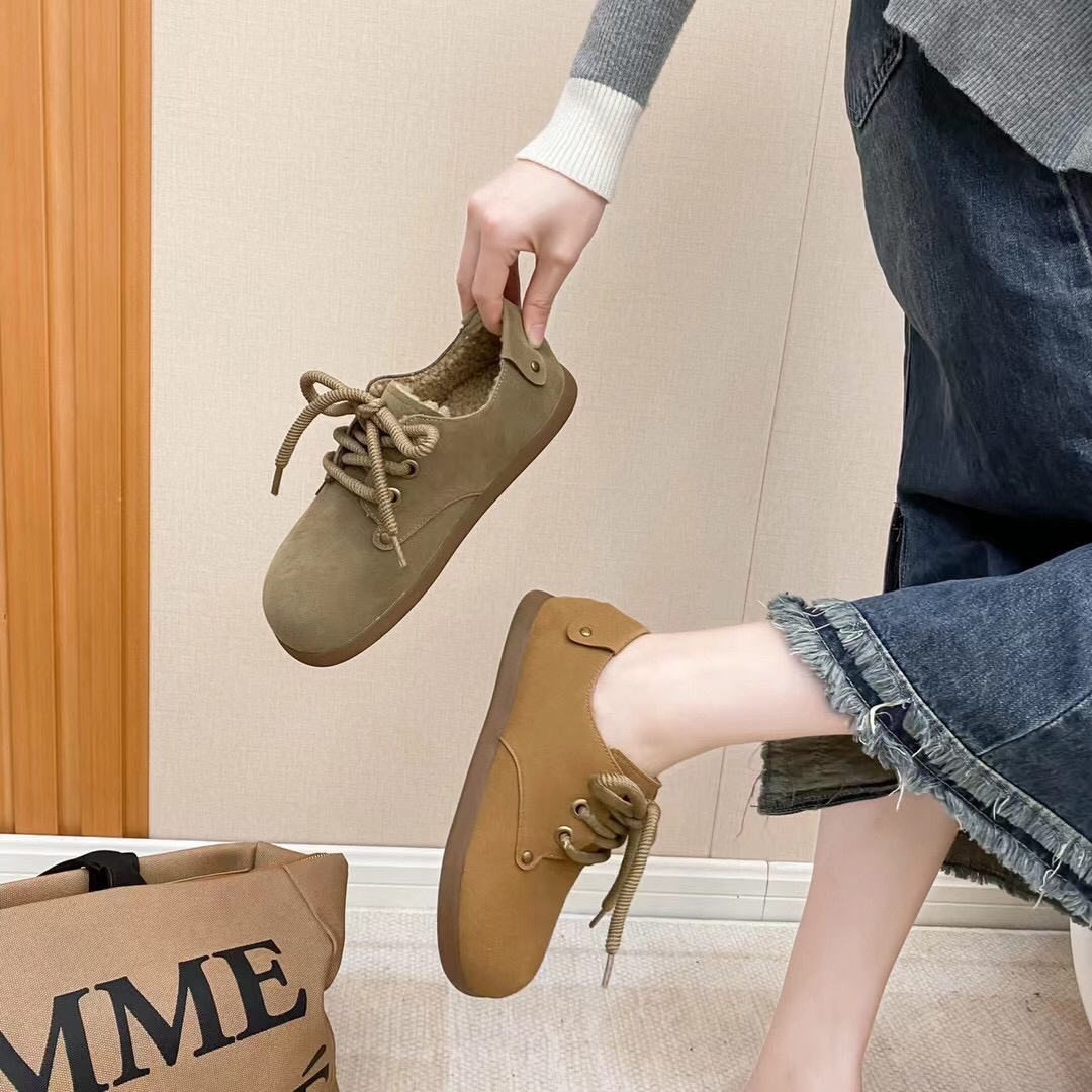冬季新款勃肯鞋大棉丑萌复古软底防滑耐磨女鞋