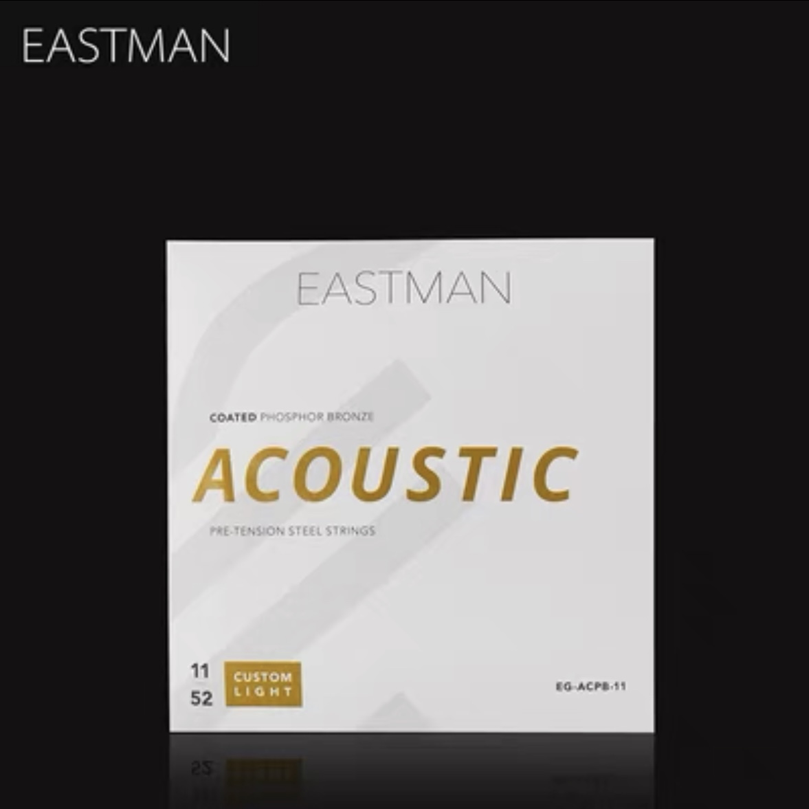 美产Eastman伊斯特曼磷铜覆膜木吉他琴弦acpb-011