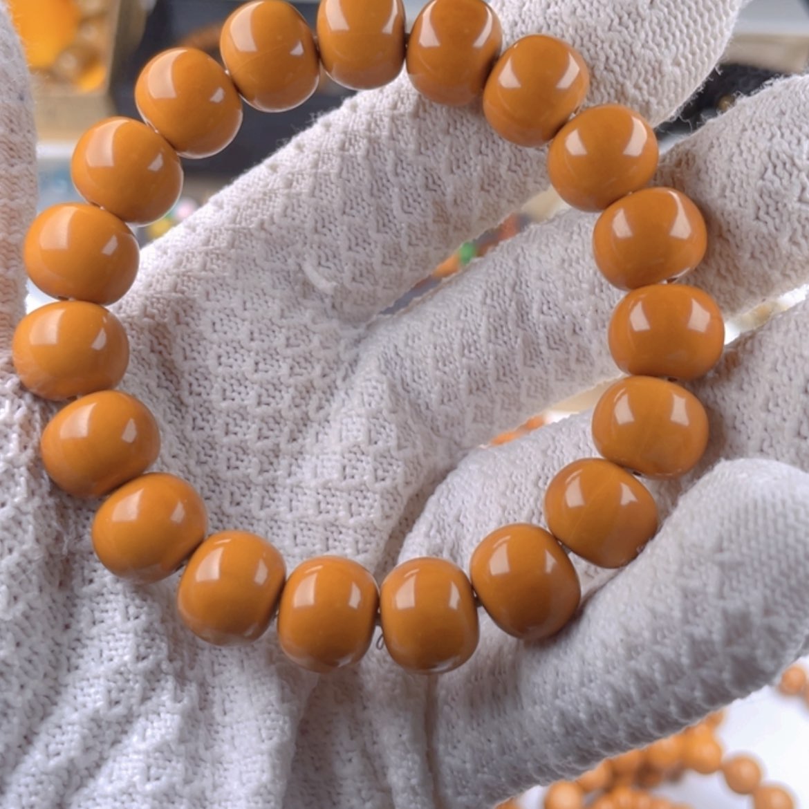 【闪购商品】猴头核桃手串淡****、