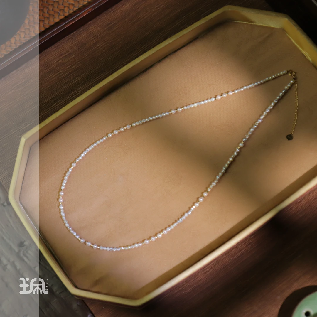 若绫|海水珍珠*项链*18K金镶嵌QB24011122多样性发其一