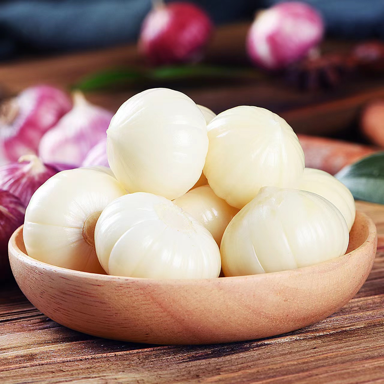 【云鲜果蔬】紫皮独头蒜当季新晒干蒜香辣饱满辛辣调味1/3/5斤