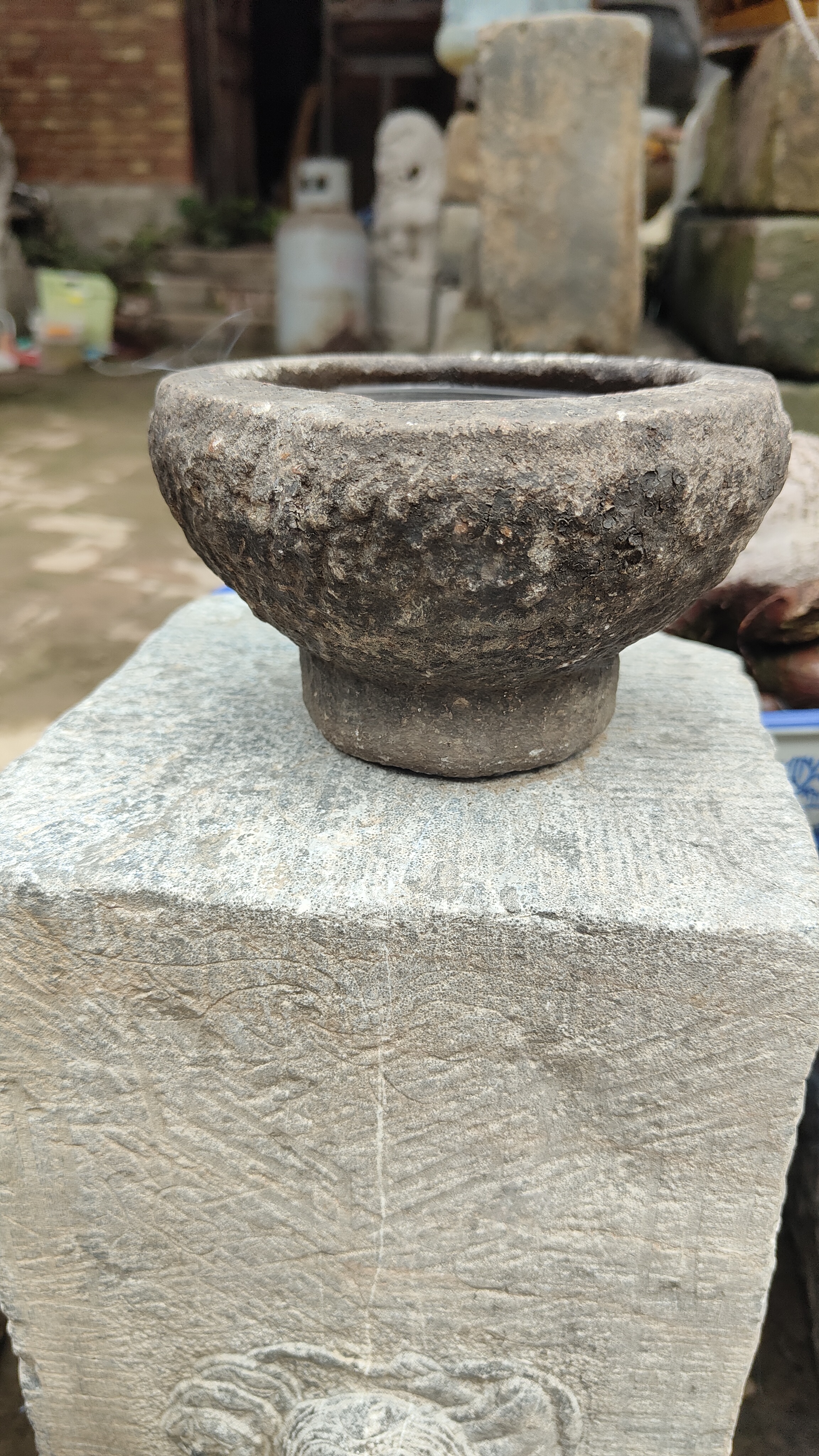 老石臼，家用，可摆设，可种花草