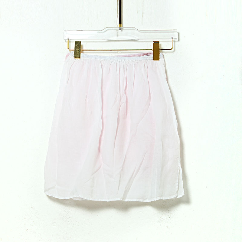 卓立•秦 原版 Q1043 100%苎麻短衬裙 