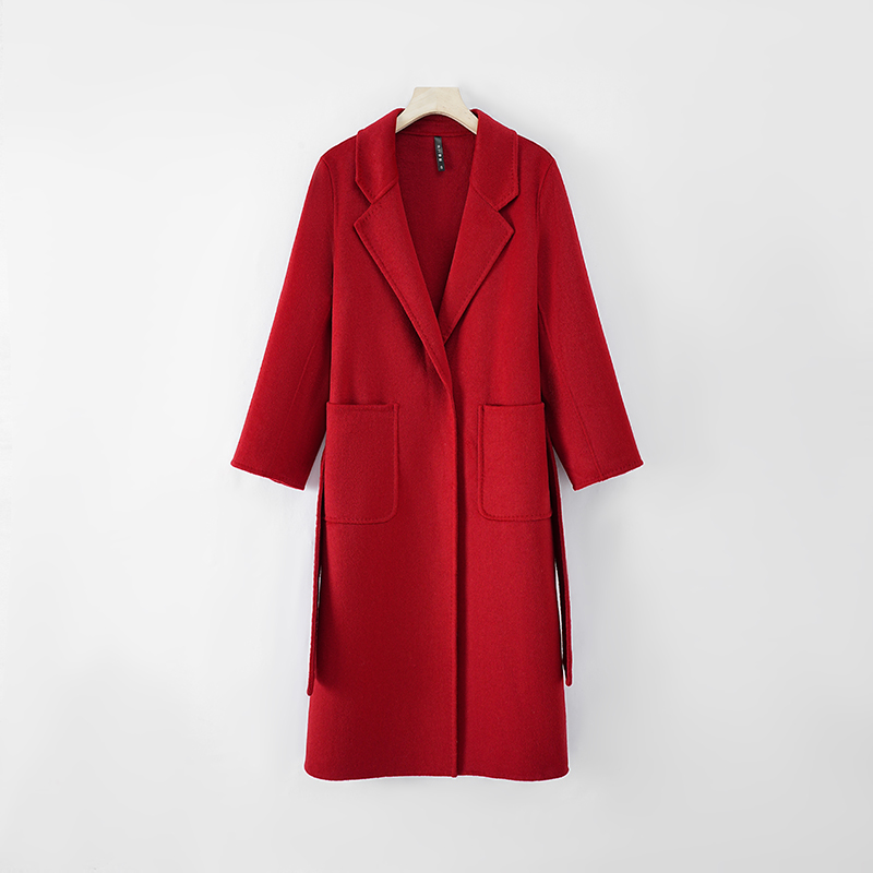 时尚百搭毛呢外套YX-21804