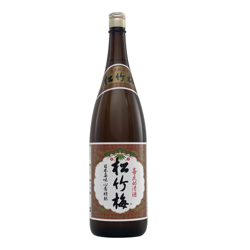 松竹梅清酒米酒发酵酒低度酒1.8L/1800ml日料店优选工艺日式国产