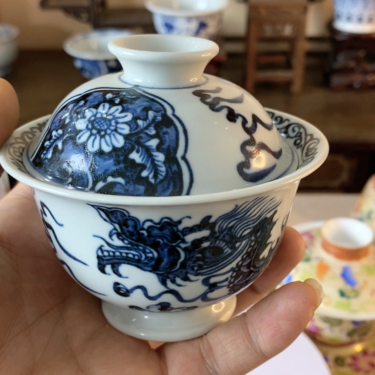【闪购商品】道*.龙盖碗